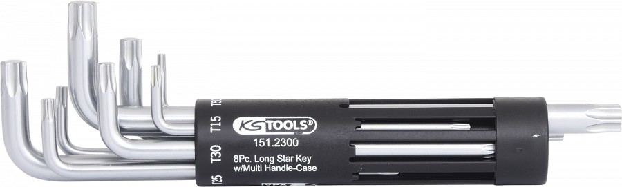 8-OS. L-TORXVÕTMED T10-T50 PIKAD (8-15CM) KS TOOLS