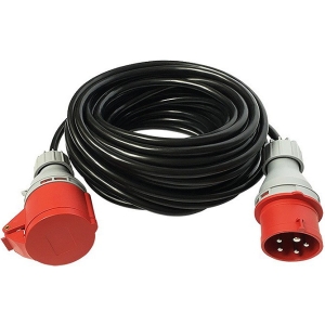 RULLIS PIKENDUSJUHE (JÄTKU) 10M JÕUPESADEGA 16A KUMM 5X2.5MM2 (H07RN-F)