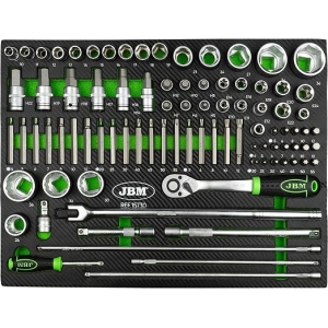 109-OS. 1 / 2"+1 / 4" PADRUNITE+OTSIKUTE KOMPLEKT 10-36MM. PU-PANEELIS JBM