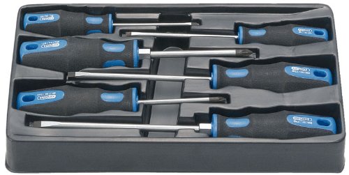 ERGO+ SCREWDRIVER SET. SLOT+PZ. 6PCS