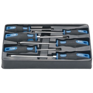ERGO+ SCREWDRIVER SET. SLOT+PZ. 6PCS