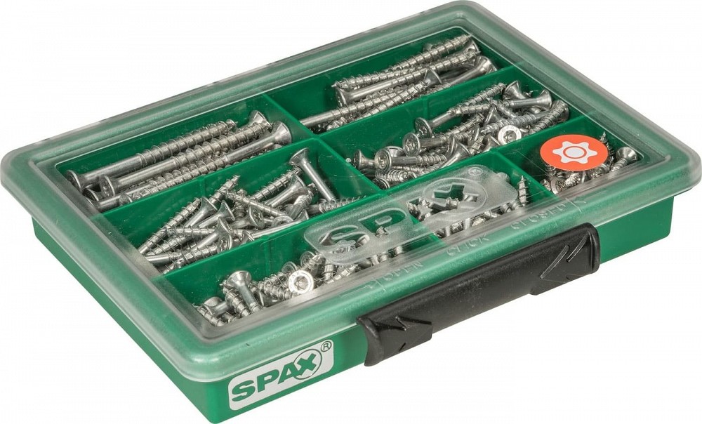 245-OS. PUIDUKRUVIDE KOMPLEKT. 7 SUURUST. TSINK. WIROX. KOHVRIS SPAX