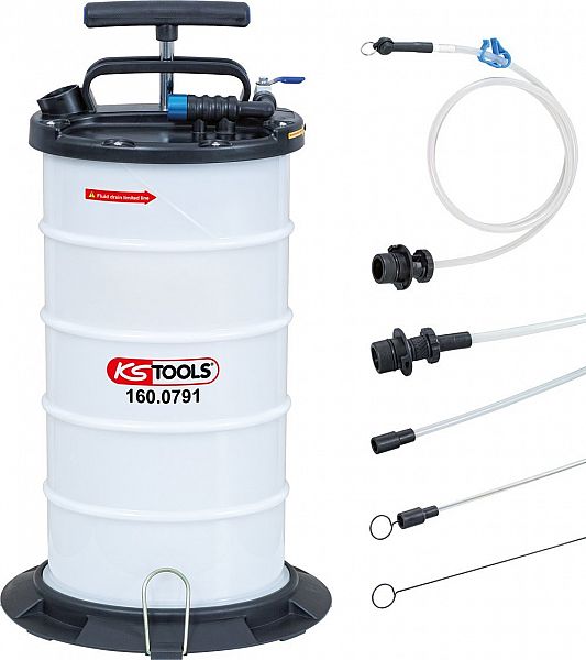 PIDURIVEDELIKU VAHETAMISE JA ÕLIIMU SEADE 9.5L. 4 SONDI KS TOOLS