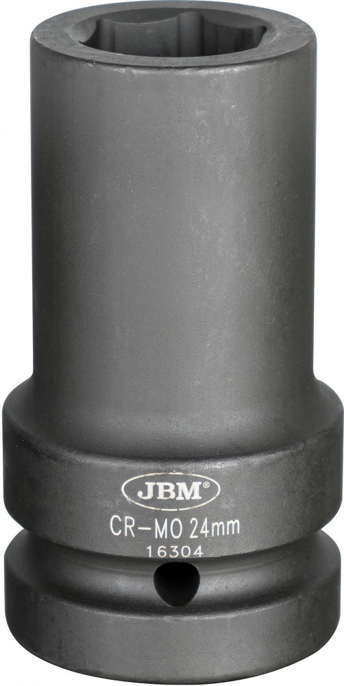 1" LÖÖKPADRUN PIKK 24MM. 6-KANT. CR-MO ERITERAS RIPUTUSPAKEND JBM