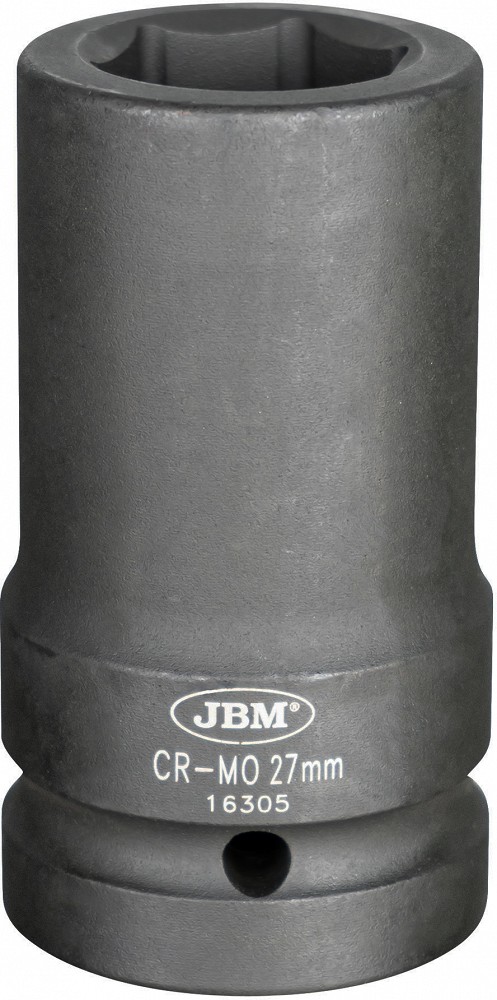 1" LÖÖKPADRUN PIKK 27MM. 6-KANT. CR-MO ERITERAS RIPUTUSPAKEND JBM