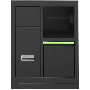 TÖÖKOJA TÖÖKOHA MOODUL PABERIRULL / PRÜGIKAST. MUST / ROH JBM*