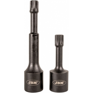 2-OS. M12 LÖÖKOTSIKUD 1 / 2" PIKKUS 72MM+115MM JBM