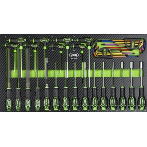 32-OS. L-KUUSKANTIDE. L-TORXIDE. PADRUNKRUVITSATE KOMPLEKT PU-PANEELIS JBM