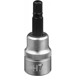 3 / 8" PADRUNOTSIK KUUSKANT HEX 7MM. SATIN CR-VAN. RIPUTUSPAKEND JBM