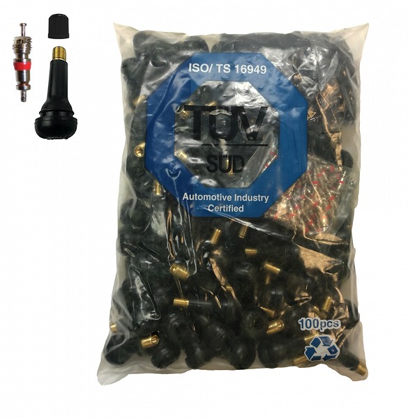 TL-VENTIILID V2-03-1  /  TR413 OSADENA. 100TK (TÜV) NÕEL+KORK+VENTIIL