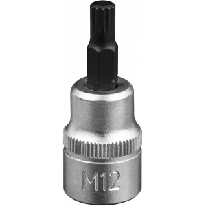 3 / 8" PADRUNOTSIK 12-TÄHIK XZN M12. SATIN CR-VAN. RIPUTUSPAKEND JBM