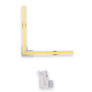 LED RIBA L JÄTKUÜHENDUS 8MM ÜHEVÄRVILISELE RIBALE KOBI