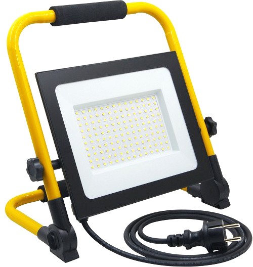 230V PROZEKTOR KÄSISTATIIVIL LED 100W. 8500LM 4000K IP54 KOBI