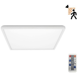 230V LED PLAFOON / VALGUSTI NIVERA ANDUR+ PULT VALGE 12W 3CCT IP54 KOBI