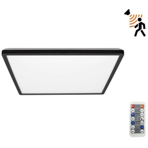 230V LED PLAFOON / VALGUSTI NIVERA ANDUR+ PULT MUST 12W 3CCT IP54 KOBI