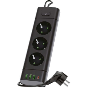 PIKENDUSJUHE 3-PESA+3USB+USB-C 3 M MUST KOBI PRO