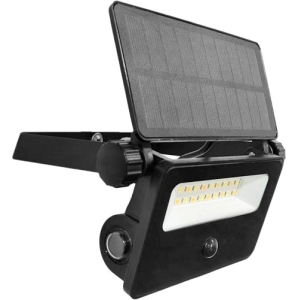 LED SOLAR PROZEKTOR+ANDUR 10W 850LM 3CCT. MUST IP54 A++ KOBI