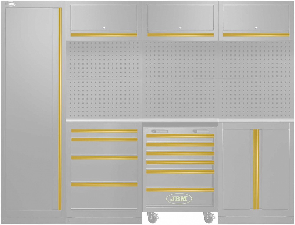 18-MOODULITE VÄRVIPANEELIDE KOMPLEKT (SERIE446. 54327J) KULDNE JBM