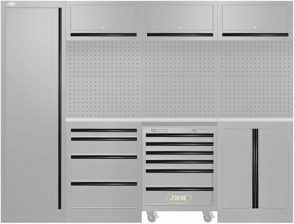 TÖÖKOJA TÖÖKOHA 18-MOODULITE VÄRVIPANEELIDE KOMPLEKT (SERIE446. 54327J) MUST JBM