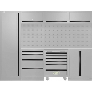 TÖÖKOJA TÖÖKOHA 18-MOODULITE VÄRVIPANEELIDE KOMPLEKT (SERIE446. 54327J) MUST JBM