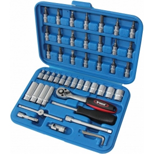 47-OS. TÖÖRIISTAKOMPLEKT PAD 1 / 4" 4-13MM 12-KANT TRIUMF