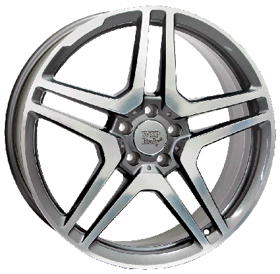 AMG VESUVIO 9.5X19. 5X112 / 43 (66.6) (N) (MER) (PK). KG725 (ECE)