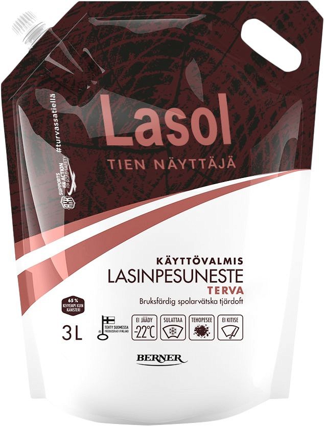LASOL -22C "TERVA" MÄNNITÕRVA LÕHNALINE TALVINE KLAASIPESUVEDELIK 3L KOTT