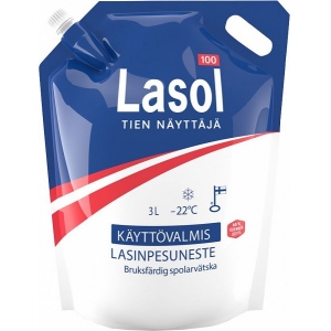 LASOL -22°C KLAASIPESU 3L KOTT (ETANOOL. LÕHNATU) TALVINE
