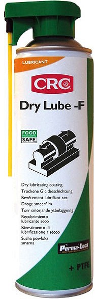 CRC DRY LUBE-F FPS KUIVMÄÄRE + PTFE 500ML / AE TOIDUAINETÖÖSTUSELE