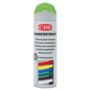CRC MARKER PAINT FLUO MÄRKEVÄRV ROHELINE 500ML / AE