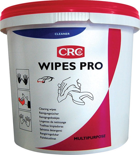 CRC WIPES PRO UNIVERSAALSED PUHASTUSLAPID 100TK / ÄMBER