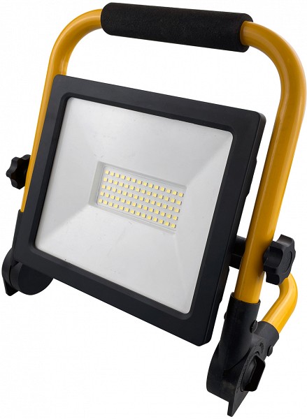 230V PROZEKTOR KÄSISTATIIVIL LED 50W 4000LM 4000K IP65 KOBI