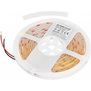 12V LED RIBA TRAMO 320COB SOE VALGE 3000K IP65 5M KOBI