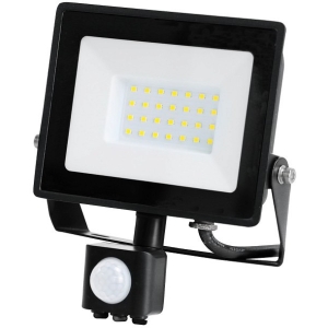 230V LED PROZEKTOR+ANDUR MHC 30W 2505LM 164X167MM KÜLM VALGUS. MUST IP65 LED2B