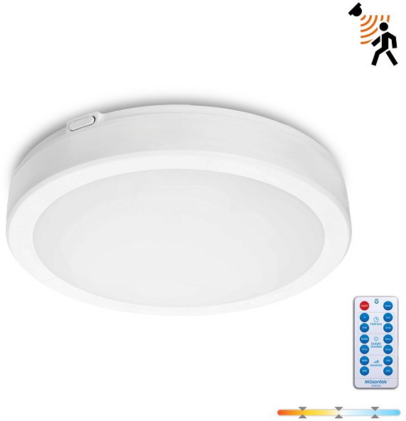 230V LED PLAFOON / VALGUSTI ANDURIGA NAIROS. VALGE 18W G2 3CCT LX IP65 KOBI