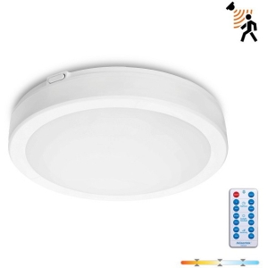 230V LED PLAFOON / VALGUSTI ANDURIGA NAIROS. VALGE 18W G2 3CCT LX IP65 KOBI