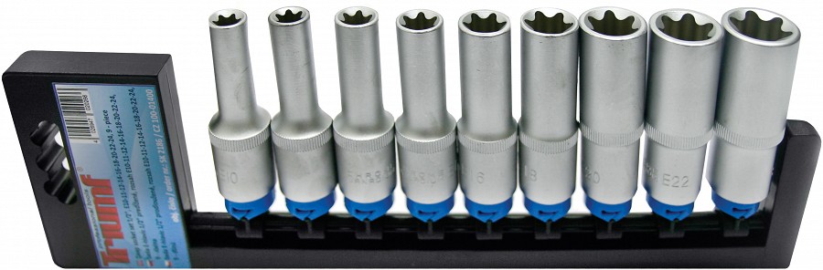9-OS. 1 / 2" PIKKADE TORX PADRUNITE KOMPL. E10-E24 TRIUMF