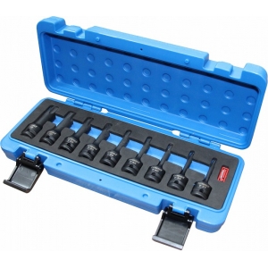 9-OS. LÖÖK TORX OTSIKUTE KOMPLEKT 1 / 2" T27-T80 TRIUMF
