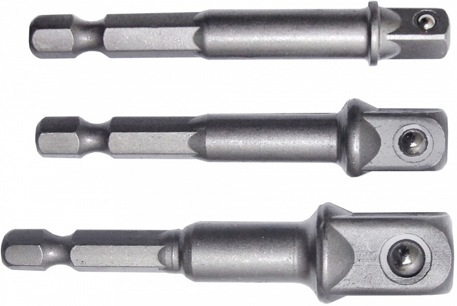 3-OS. TRELLIOTSIKU ADAPTERITE KOMPLEKT 1 / 4". 3 / 8". 1 / 2" TAPP TRIUMF