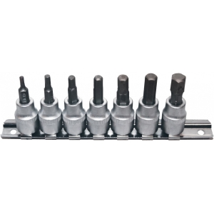 7-OS. 3 / 8" KUUSKAT PADRUNOTSIKUTE KOMPL. 3-10MM(7MM). SIINIL TRIUMF