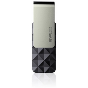 Silicon Power mälupulk 16GB Blaze B30 USB 3.0, must