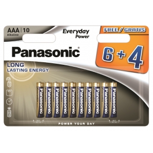 Panasonic Everyday Power patarei LR03EPS/10BW (6+4)