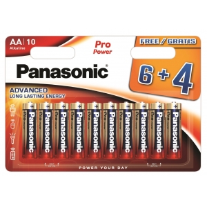 Panasonic Pro Power батарейки LR6PPG/10B (6+4шт)