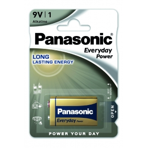 Panasonic Everyday Power patarei 6LR61EPS/1B 9V