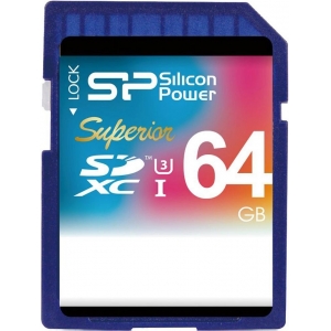 Silicon Power mälukaart SDXC 64GB Superior UHS-I U3