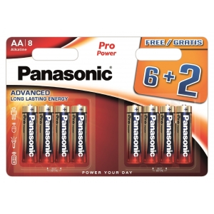 Panasonic Pro Power patarei LR6PPG/8BW (6+2)