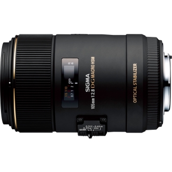 Sigma 105mm f/2.8 EX DG OS HSM Macro objektiiv Canonile
