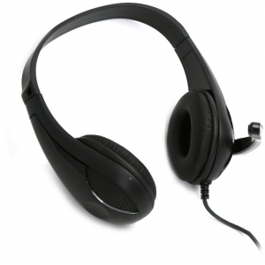 Omega Freestyle наушники + микрофон FH4008, черный