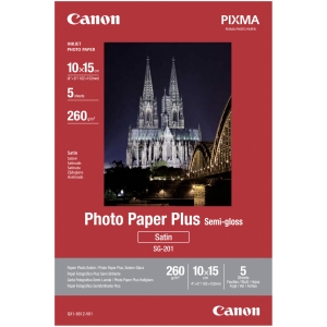 Canon фотобумага SG-201 10x15 260 г 5 листов