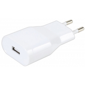Vivanco USB laadija 1A, valge (38348)